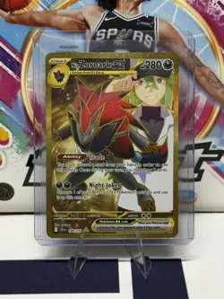 Pokemon TCG N's Zoroark ex 189/159 Hyper Rare Sv09: Journey Together - Image 1