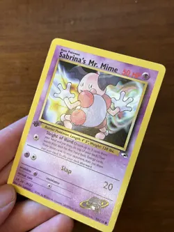 Pokemon TCG | Sabrina's Mr. Mime 94/132 1st Edition Normal​​ LP | Gym Heroes - Image 3