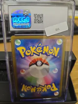 Mime Jr. Pokemon CGC Graded Gem Mint 10 Shiney Treasure Ex 262/190 Auction 211 - Image 4