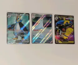 Pokemon Phantasmal Flames Empoleon & Sharpedo/Dewgong Illustration Rares Lot - Image 1