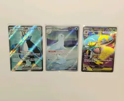 Pokemon Phantasmal Flames Empoleon & Sharpedo/Dewgong Illustration Rares Lot - Image 4