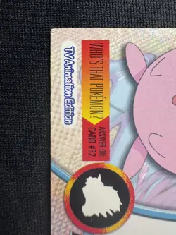 Topps Pokemon Jigglypuff #39 1999 TV Animation Edition Holo Black Logo - Image 5