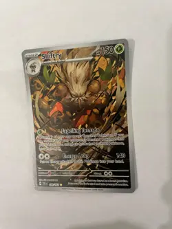 Pokemon TCG Shiftry Stage 2 SV05 Illustration Rare Holo 163/162 - Image 1