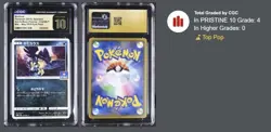 *POP 4* CGC Pristine 10 - 2019 Pokemon Gym Pack Promo Murkrow #316/SM-P - Image 3