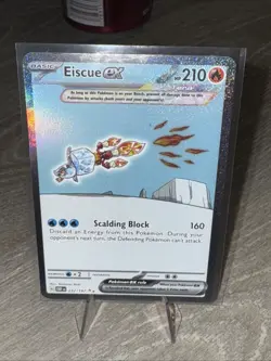 Pokemon TCG Eiscue ex SV03: Obsidian Flames 222/197 Holo Special Illustration... - Image 1