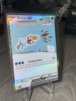 Pokemon TCG Eiscue ex SV03: Obsidian Flames 222/197 Holo Special Illustration... - Image 3