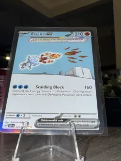 Pokemon TCG Eiscue ex SV03: Obsidian Flames 222/197 Holo Special Illustration... - Image 4