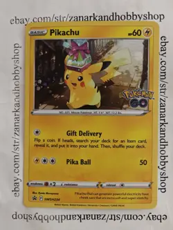 Pokemon Pikachu SWSH234 Black Star Promo NM - Image 1
