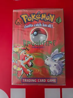 Pokemon 1999 Brushfire Theme Deck - Wizards of the Coast SEALED - Image 1