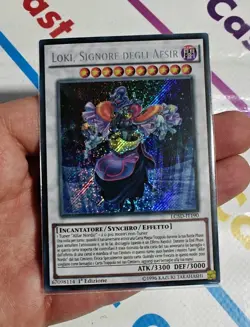 LOKI SIGNORE DEGLI AESIR YU-GI-OH LC5D-IT190 SEGRETA 1* Ed ITA NUOVA - Image 1