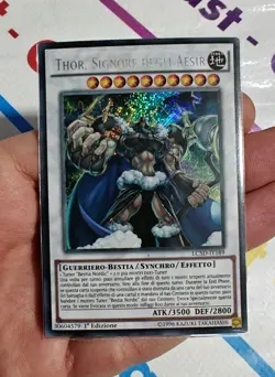 THOR SIGNORE DEGLI AESIR YU-GI-OH LC5D-IT189 SEGRETA 1* Ed ITA NUOVA - Image 1