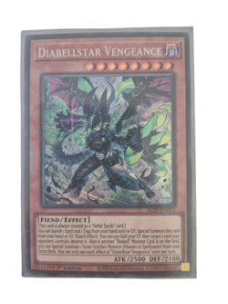 YuGiOh Diabellstar Vengeance Secret Rare 1st Edition ALIN-EN011 - Image 1