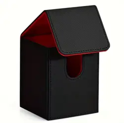 Karten deck box Schwartz Rot Magnetisch fur Yu-Gi-Oh Karten Etui Neu - Image 2