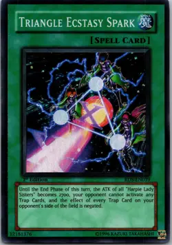Yugioh Triangle Ecstasy Spark RDS-EN039 1st Edition Super Rare NM - Image 1