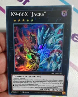 K9-66X JACKS • Super Rara • DOOD IT047 • 1Ed • Yu-Gi-Oh nuova - Image 1