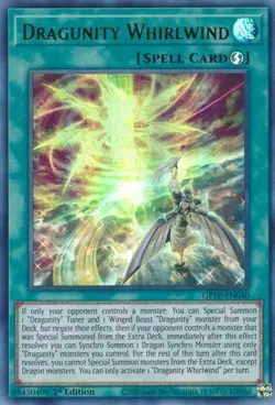 Dragunity Whirlwind - GFTP-EN040 - Ultra Rare 1st Edition Yugioh - Image 1