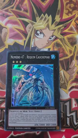 Carte Yu-Gi-Oh! Numero 47 : Requin Cauchemar CT11-FR004 Super Rare Francais - Image 5