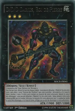 Yu-Gi-Oh! - D/D/D Darius, Roi de Pierre - MINT/NMINT - FR - 1st - Image 1