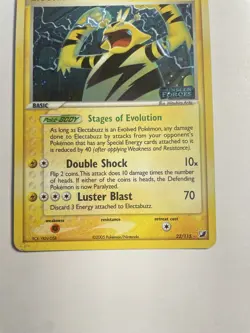 Electabuzz 22/115 EX Unseen Forces 2005 Reverse Holo Rare Pokemon Card TCG MP - Image 3