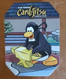 Club Penguin Card-Jitsu Trading Card Tin w/ All Cards Shown In Pics - Image 1