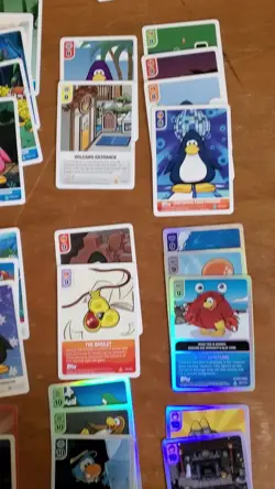 Club Penguin Card-Jitsu Trading Card Tin w/ All Cards Shown In Pics - Image 2