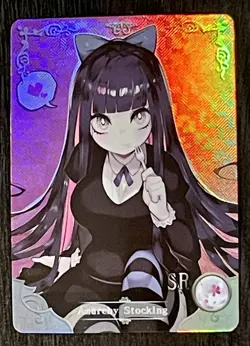 Goddess Story Panty and Stocking Anarchy NS-2M03-037 SR TCG Card Anime Doujin - Image 1