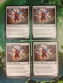 x4 Hinterland Sanctifier #730 - FDN - Regular Common- NM Condition - Image 1