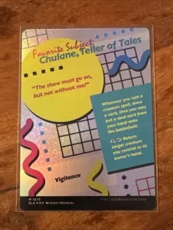 Chulane Teller of Tales FOIL BORDERLESS NM/M Class of87 Secret Lair MTG #1875 - Image 2