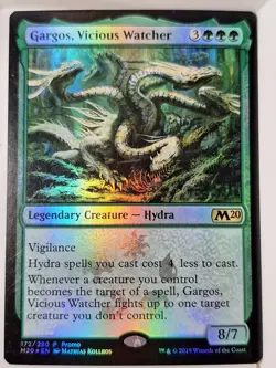 Gargos, Vicious Watcher - FOIL- Magic 2020 Core Set M20- Magic the Gathering MTG - Image 1