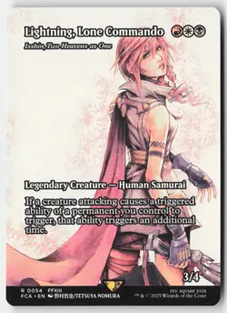 MTG - Lightning, Lone Commando - Isshin, Two Heavens as One (Showcase) R FINAL F - Image 1