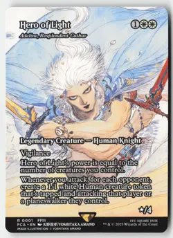 MTG - Hero of Light - Adeline, Resplendent Cathar (Showcase) R FINAL FANTASY: Th - Image 1