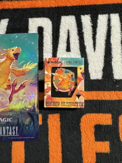 MTG Final Fantasy Chocobo Pinfinity AR-Enhanced Promo Pin and Mini Poster New - Image 1