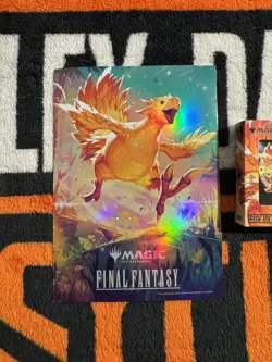 MTG Final Fantasy Chocobo Pinfinity AR-Enhanced Promo Pin and Mini Poster New - Image 2