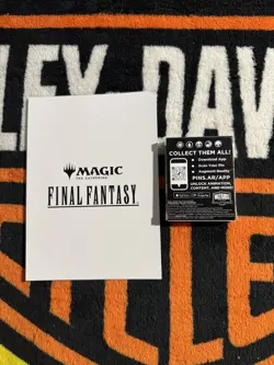MTG Final Fantasy Chocobo Pinfinity AR-Enhanced Promo Pin and Mini Poster New - Image 3