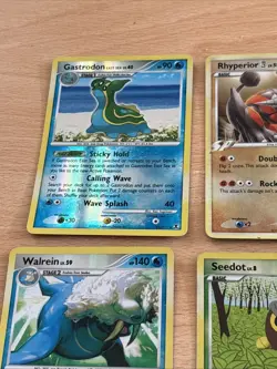 6 Rising Rivals Pokemon Card Reverse Holo Gastrodon Walerin Rhyperior - Image 2