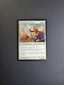 Archetype Of Courage Magic The Gathering Born Of The Gods Regular Uncommon LP - Image 2