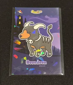 Limited Edition Full Art Rare Smile Houndoom Pokemon Card Database #0229✨⭐ - Image 1