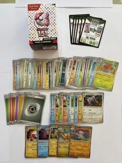 Pokemon TCG 151 Bulk English Job Lot Bundle of 64 Cards Common/Holo/Reverse Holo - Image 1
