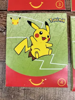 Pokemon Cards 25th Anniversary McDonald's Happy Meal Unopened Lot Of 4 - Image 3