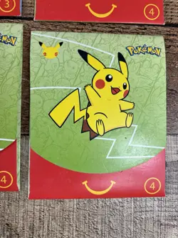Pokemon Cards 25th Anniversary McDonald's Happy Meal Unopened Lot Of 4 - Image 4