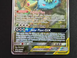 TCG POKEMON VENUSAUR & SNIVY GX SM229 FULL ART TAG TEAM BLACK STAR PROMO - Image 3