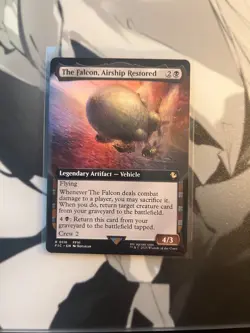 The Falcon, Airship Restored (Extended Art) #116 MTG Final Fantasy FIC NM X1 - Image 1