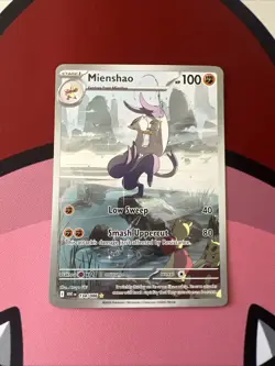 Mienshao White Flare Illustration Rare Pokemon TCG Card 134/086 - Image 1