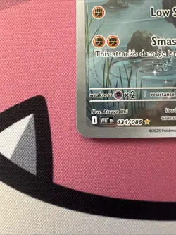Mienshao White Flare Illustration Rare Pokemon TCG Card 134/086 - Image 3