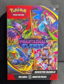 NEW Pokemon TCG: Phantasmal Flames Factory Sealed Booster Bundle Box - Image 1