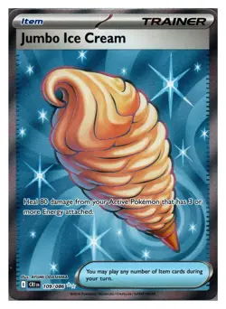 Jumbo Ice Cream 109/086 ME04: Chaos Rising Ultra Rare Pokemon NM - Image 1