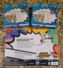 Pokemon Ascended Heroes Lot: 2 ETB's and 1 Premium Poster Mega Gardevoir Box - Image 2