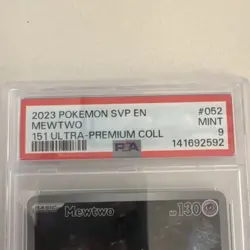 The Pokemon Company Mewtwo 052 SV Scarlet & Violet Promo Holo PSA 9 - Image 2