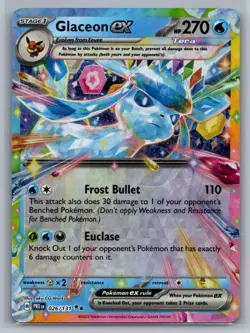 Glaceon ex - 026/131 026/131 Holo SV: Prismatic Evolutions Pokemon NM - Image 1