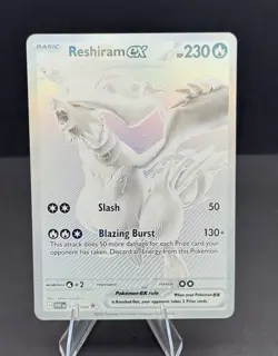 Reshiram ex #173/086 White Flare Pokemon - Image 1